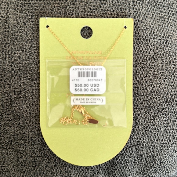 Anthropologie initial necklace - Picture 2 of 2